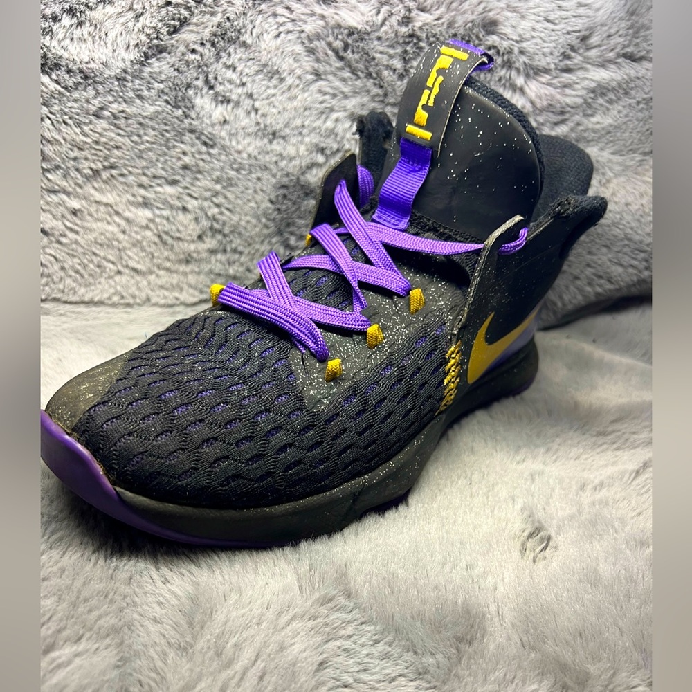 Lebron Witness Purple and Black Used Size 8